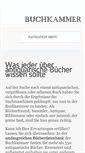 Mobile Screenshot of buchkammer.de
